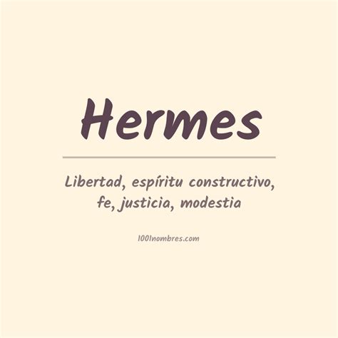 significado de hermes nombre|Hermes .